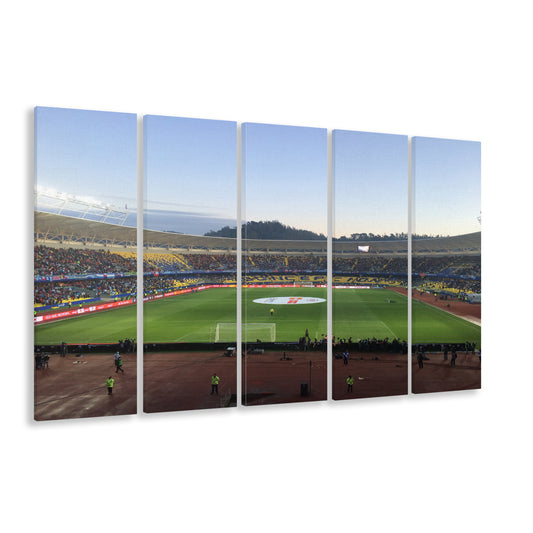 Estadio Ester Roa, Stadium Canvas, Sport Art, 5 Panel B, Extra Large Canvas, Canvas Print Wall Art