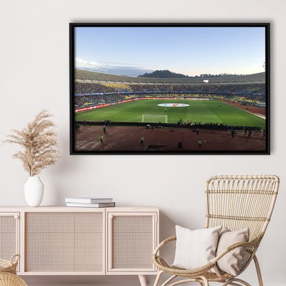 Estadio Ester Roa, Stadium Canvas, Sport Art, Framed Canvas Print Wall Art, Floating Frame