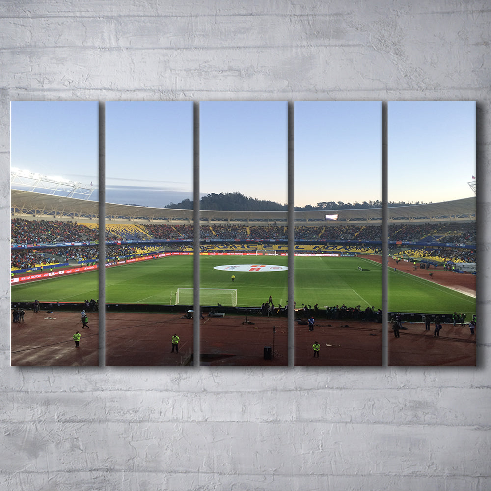 Estadio Ester Roa, Stadium Canvas, Sport Art, 5 Panel B, Extra Large Canvas, Canvas Print Wall Art