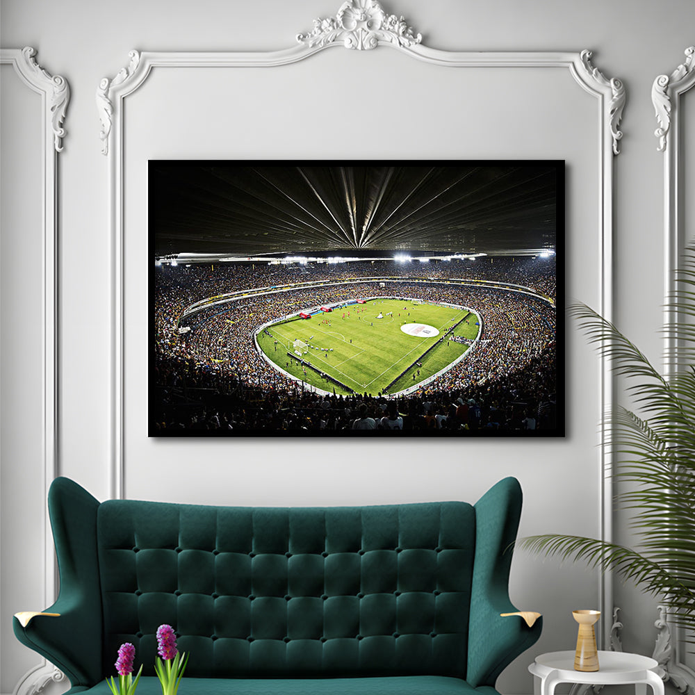 Estadio Jalisco Football Stadium, Stadium Canvas, Sport Art, Gift for him, Framed Art Print Wall Decor, Picture Framed