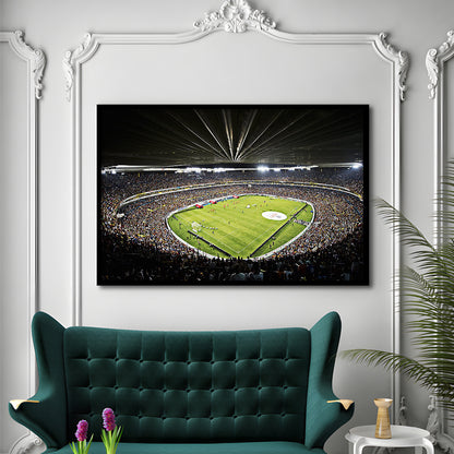 Estadio Jalisco Football Stadium, Stadium Canvas, Sport Art, Gift for him, Framed Art Print Wall Decor, Picture Framed