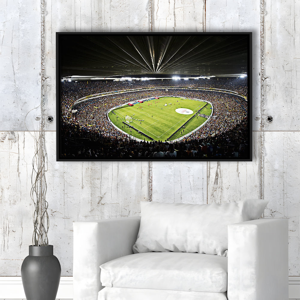 Estadio Jalisco Football Stadium, Stadium Canvas, Sport Art, Framed Canvas Print Wall Art, Floating Frame