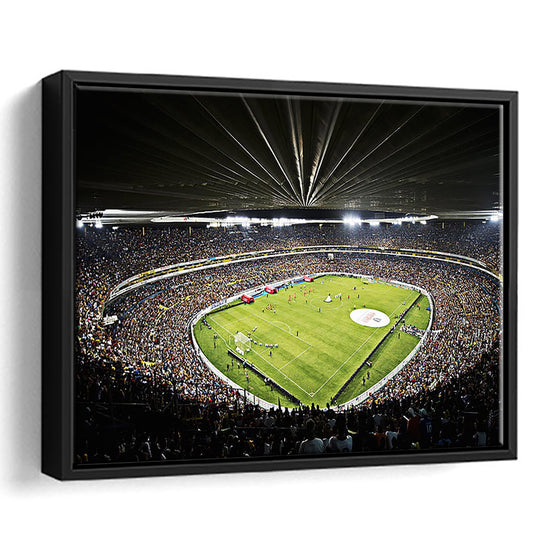 Estadio Jalisco Football Stadium, Stadium Canvas, Sport Art, Framed Canvas Print Wall Art, Floating Frame