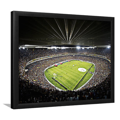Estadio Jalisco Football Stadium, Stadium Canvas, Sport Art, Gift for him, Framed Art Print Wall Decor, Picture Framed