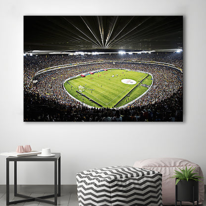 Estadio Jalisco Football Stadium, Stadium Canvas, Sport Art, Gift for him, Man Cave Decor, Art Print, Canvas Print Wall Art