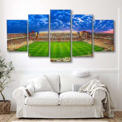 Estadio Libertadores de America, Stadium Canvas, Sport Art, Gift for him, 5 Panel, Large Canvas, Canvas Print Wall Art