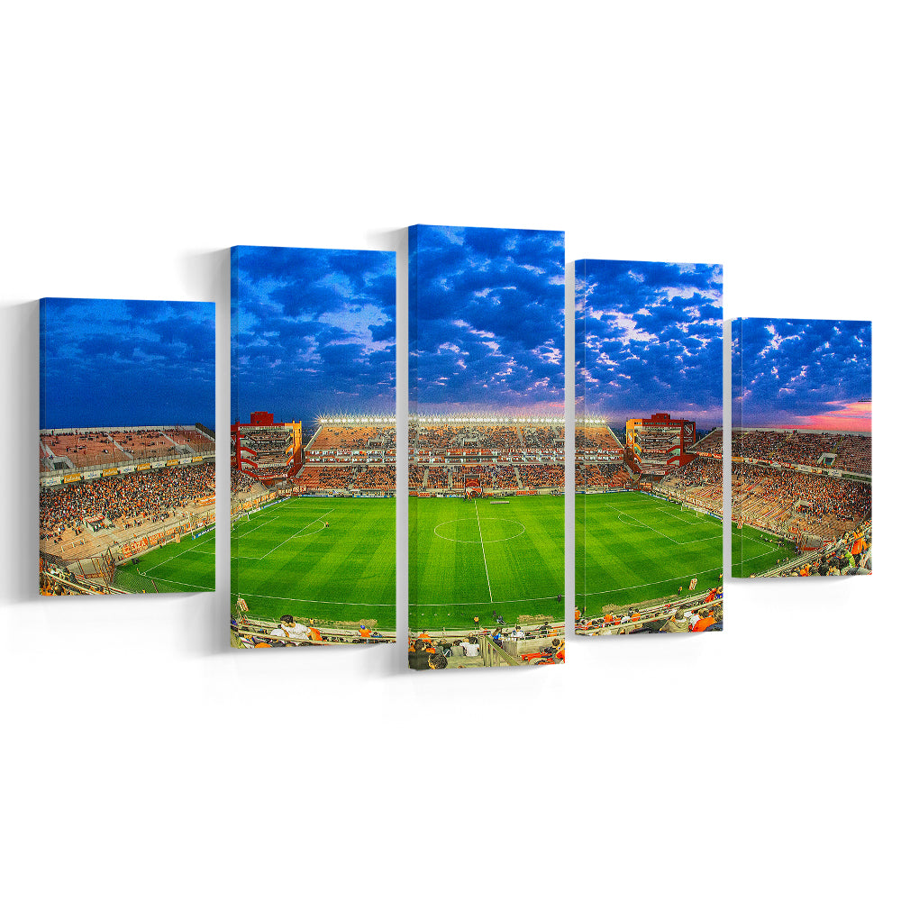 Estadio Libertadores de America, Stadium Canvas, Sport Art, Gift for him, 5 Panel, Large Canvas, Canvas Print Wall Art