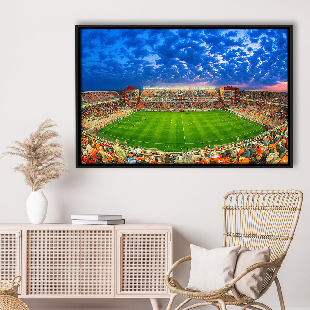 Estadio Libertadores de America, Stadium Canvas, Sport Art, Framed Canvas Print Wall Art, Floating Frame