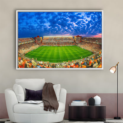 Estadio Libertadores de America, Stadium Canvas, Sport Art, Framed Canvas Print Wall Art, Floating Frame