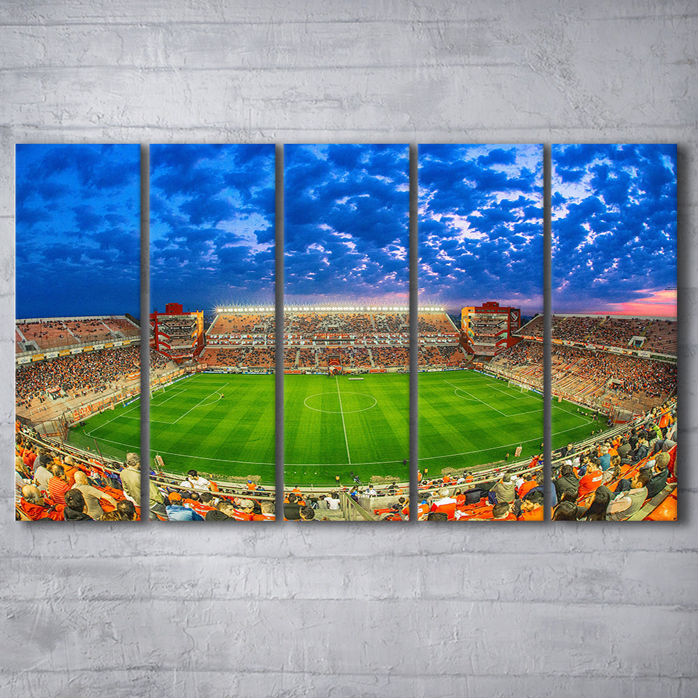 Estadio Libertadores de America, Stadium Canvas, Sport Art, 5 Panel B, Extra Large Canvas, Canvas Print Wall Art