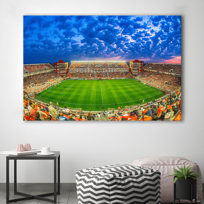 Estadio Libertadores de America, Stadium Canvas, Sport Art, Gift for him, Man Cave Decor, Art Print, Canvas Print Wall Art