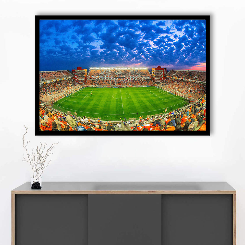 Estadio Libertadores de America, Stadium Canvas, Sport Art, Gift for him, Framed Art Print Wall Decor, Picture Framed