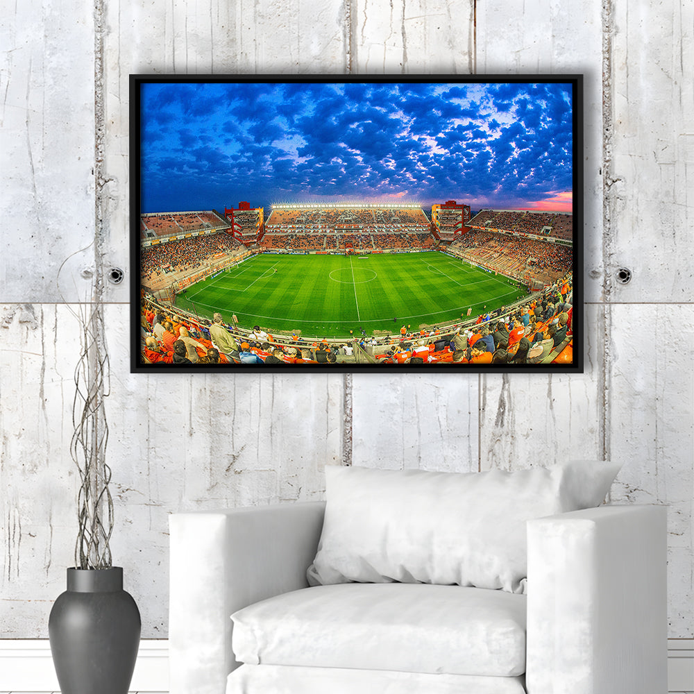 Estadio Libertadores de America, Stadium Canvas, Sport Art, Framed Canvas Print Wall Art, Floating Frame
