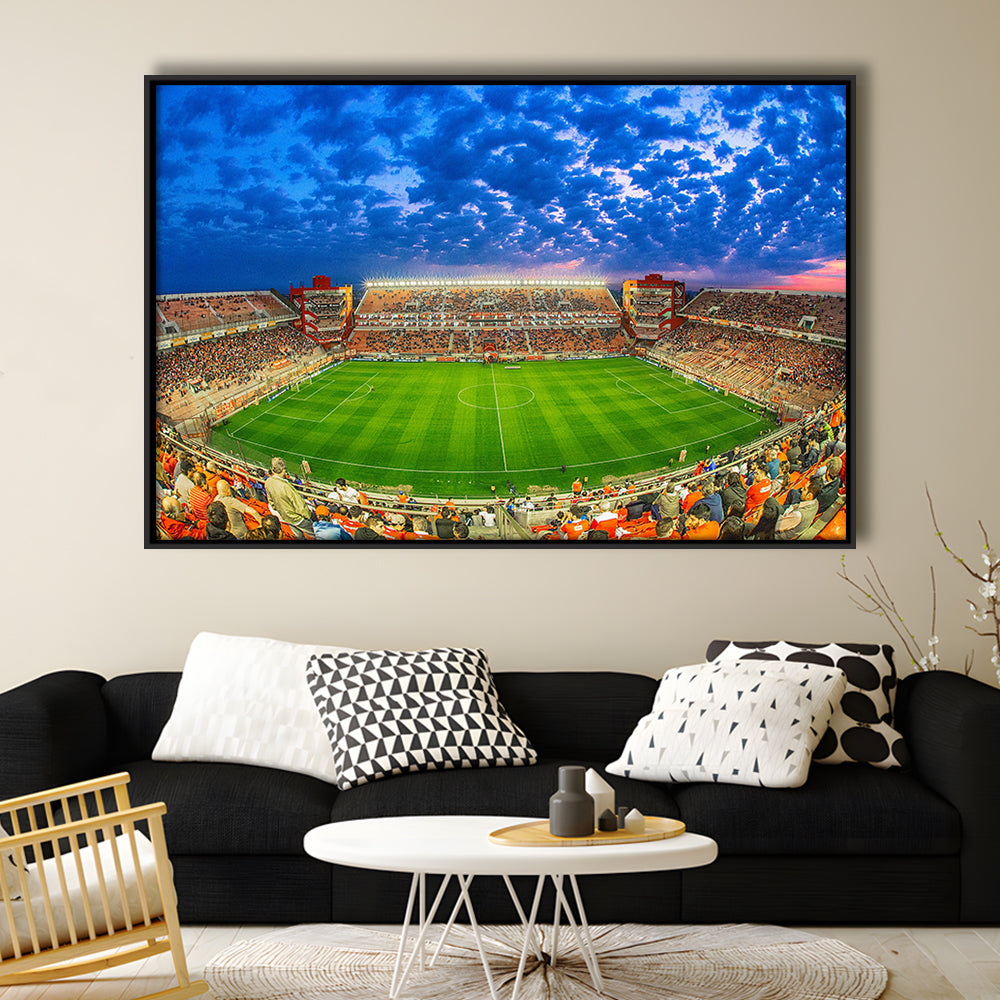 Estadio Libertadores de America, Stadium Canvas, Sport Art, Framed Canvas Print Wall Art, Floating Frame