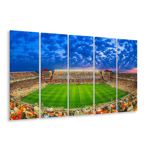 Estadio Libertadores de America, Stadium Canvas, Sport Art, 5 Panel B, Extra Large Canvas, Canvas Print Wall Art