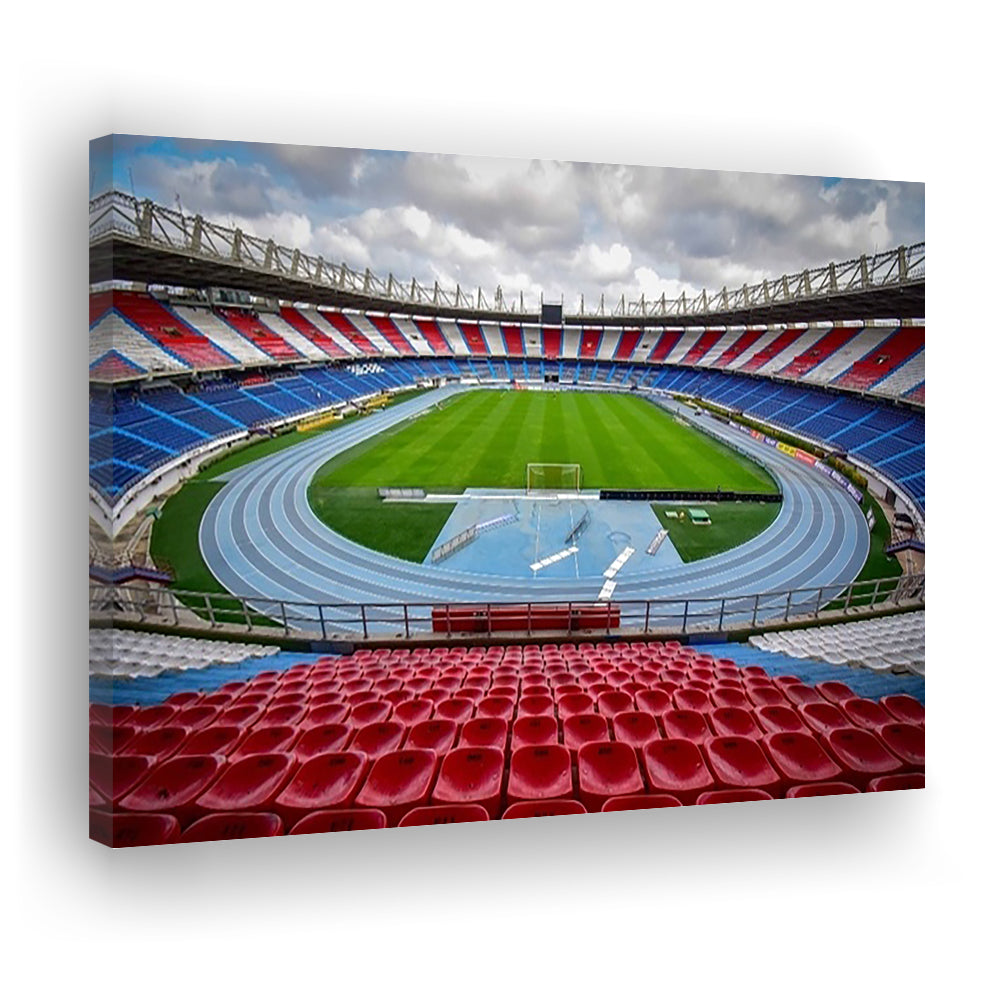 Estadio Metropolitano Stadium, Stadium Canvas, Sport Art, Gift for him, Man Cave Decor, Art Print, Canvas Print Wall Art