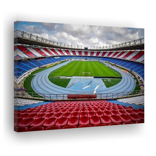 Estadio Metropolitano Stadium, Stadium Canvas, Sport Art, Gift for him, Man Cave Decor, Art Print, Canvas Print Wall Art