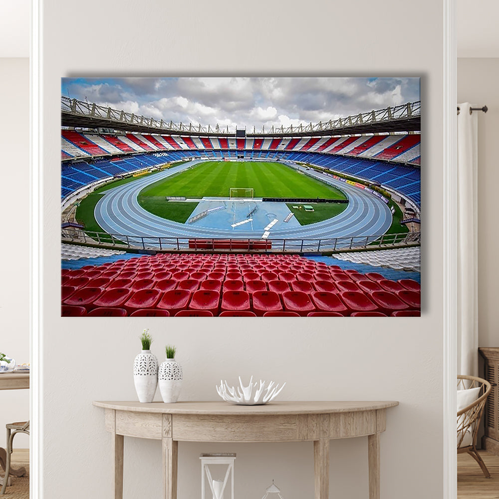 Estadio Metropolitano Stadium, Stadium Canvas, Sport Art, Gift for him, Man Cave Decor, Art Print, Canvas Print Wall Art