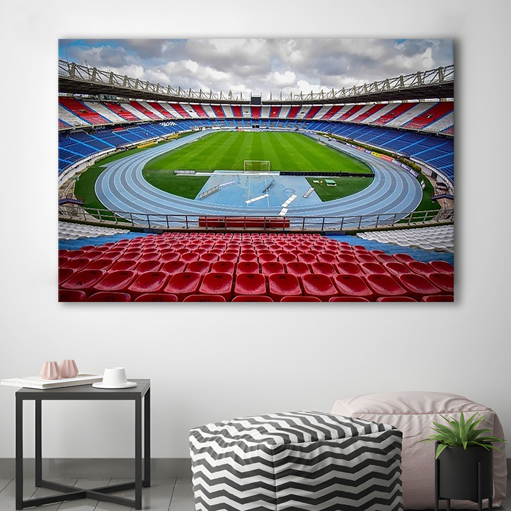 Estadio Metropolitano Stadium, Stadium Canvas, Sport Art, Gift for him, Man Cave Decor, Art Print, Canvas Print Wall Art