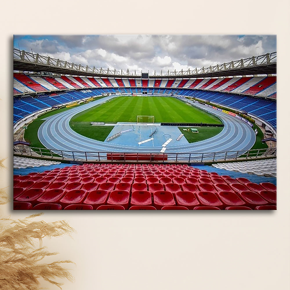 Estadio Metropolitano Stadium, Stadium Canvas, Sport Art, Gift for him, Man Cave Decor, Art Print, Canvas Print Wall Art