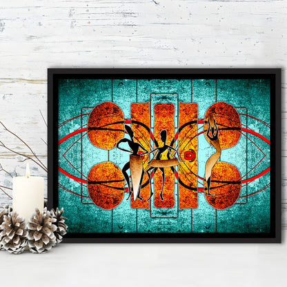 Ethnic Canvas Print African African Ethnic Wall Decor African, Framed Canvas Print Wall Art, Floating Frame