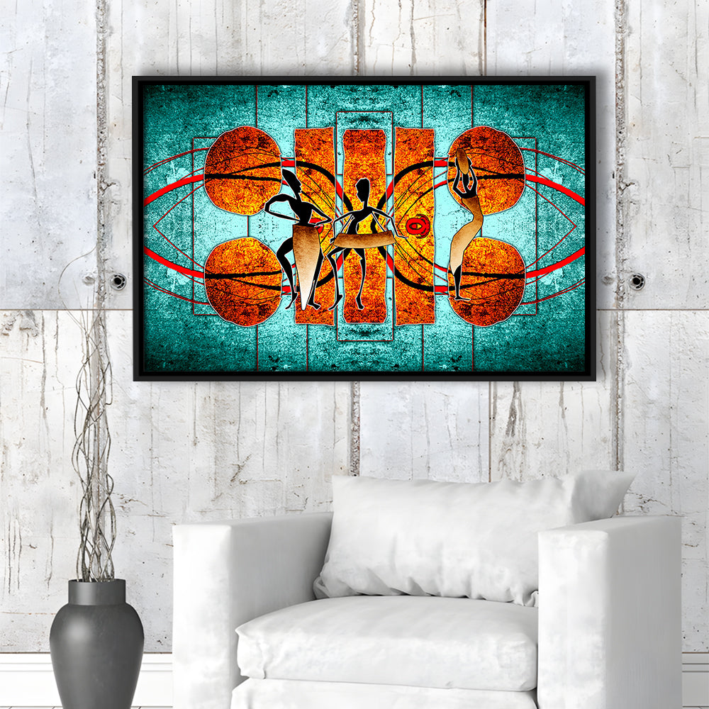 Ethnic Canvas Print African African Ethnic Wall Decor African, Framed Canvas Print Wall Art, Floating Frame
