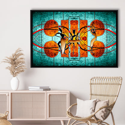 Ethnic Canvas Print African African Ethnic Wall Decor African, Framed Canvas Print Wall Art, Floating Frame