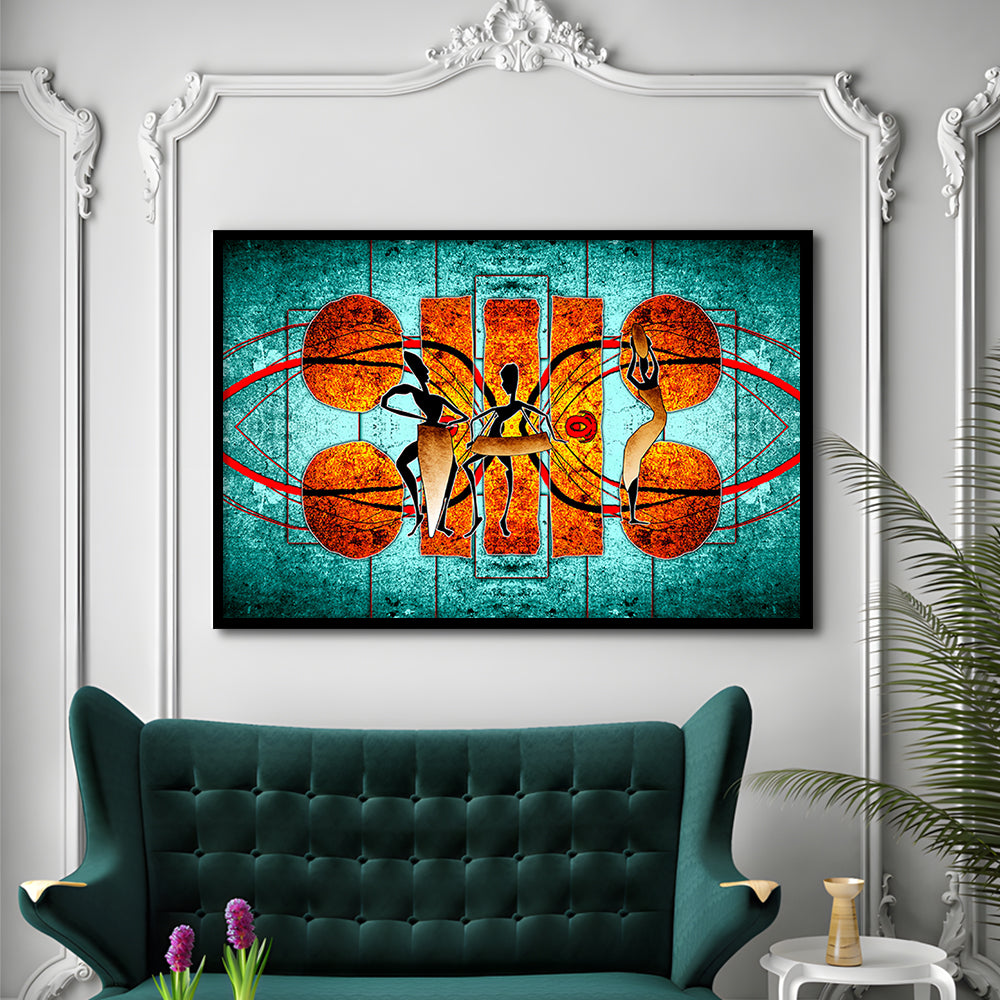 Ethnic canvas print African African Ethnic wall decor African, Framed Art Print Wall Decor, Picture Framed