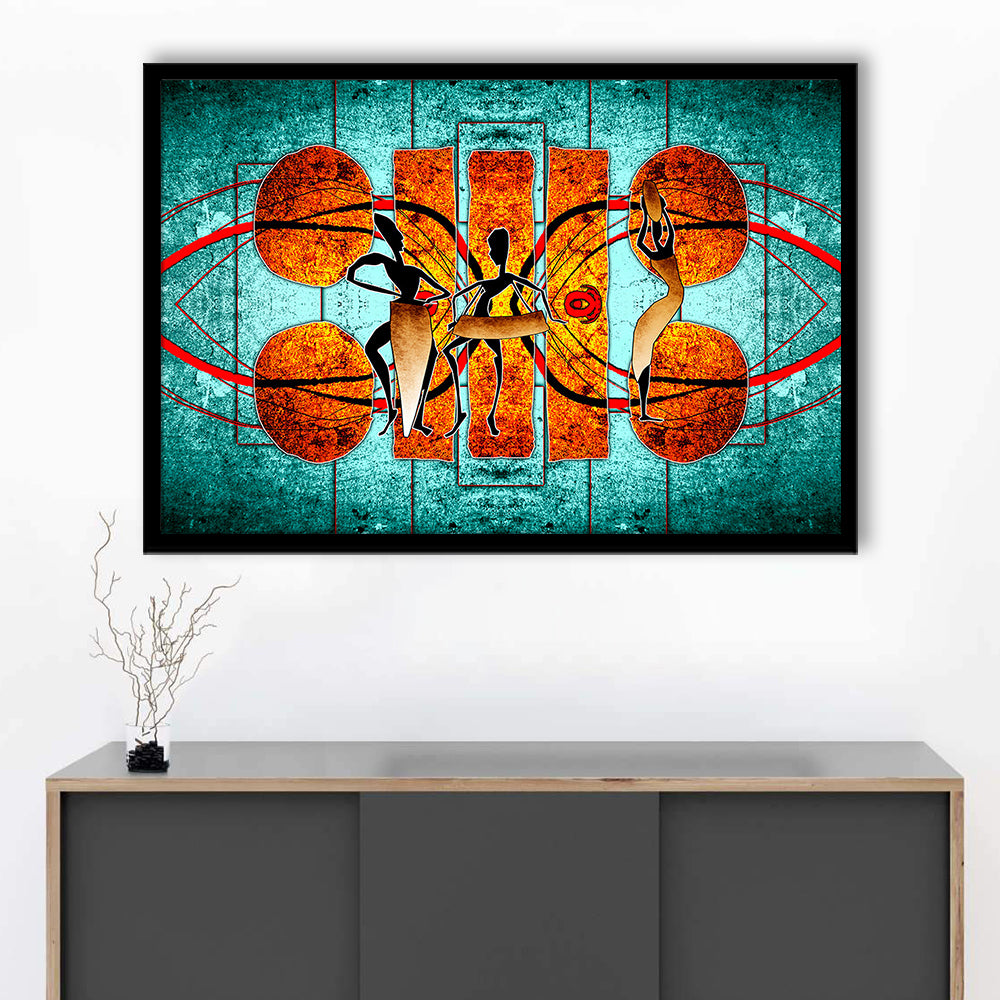 Ethnic canvas print African African Ethnic wall decor African, Framed Art Print Wall Decor, Picture Framed