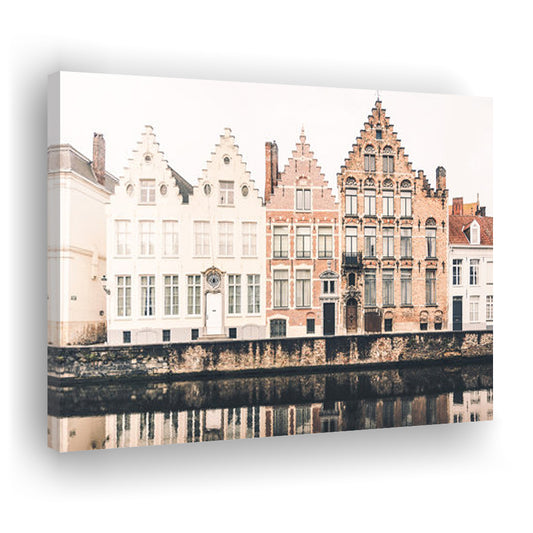 European City Photography Print Canal Print Travel Print Travel, Canvas Print Wall Art Home Decor