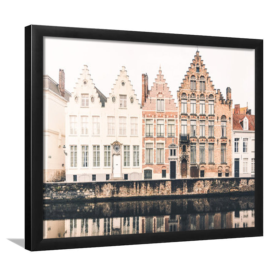 European City Photography Print Canal Print Travel Print Travel, Framed Art Print Wall Decor, Framed Picture