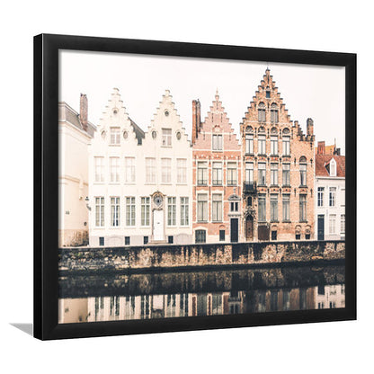 European City Photography Print Canal Print Travel Print Travel, Framed Art Print Wall Decor, Framed Picture