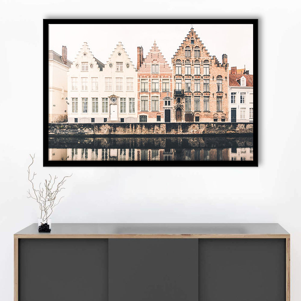 European City Photography Print Canal Print Travel Print Travel, Framed Art Print Wall Decor, Framed Picture