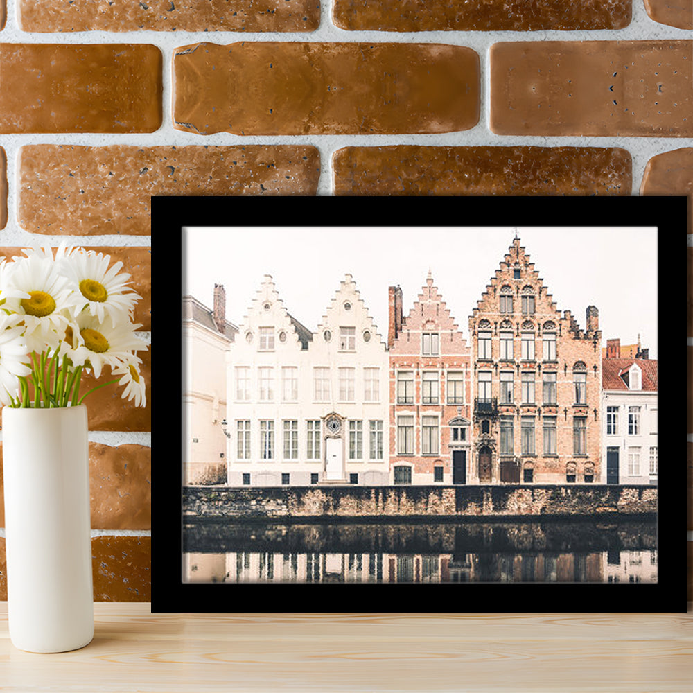 European City Photography Print Canal Print Travel Print Travel, Framed Art Print Wall Decor, Framed Picture
