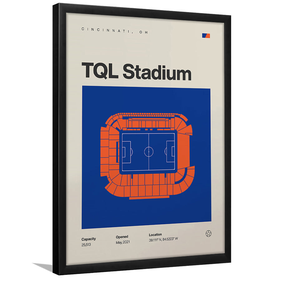 FC Cincinnati Stadium Print, TQL Stadium Print, Gifts for him, Sport Art, Framed Art Print Wall Decor