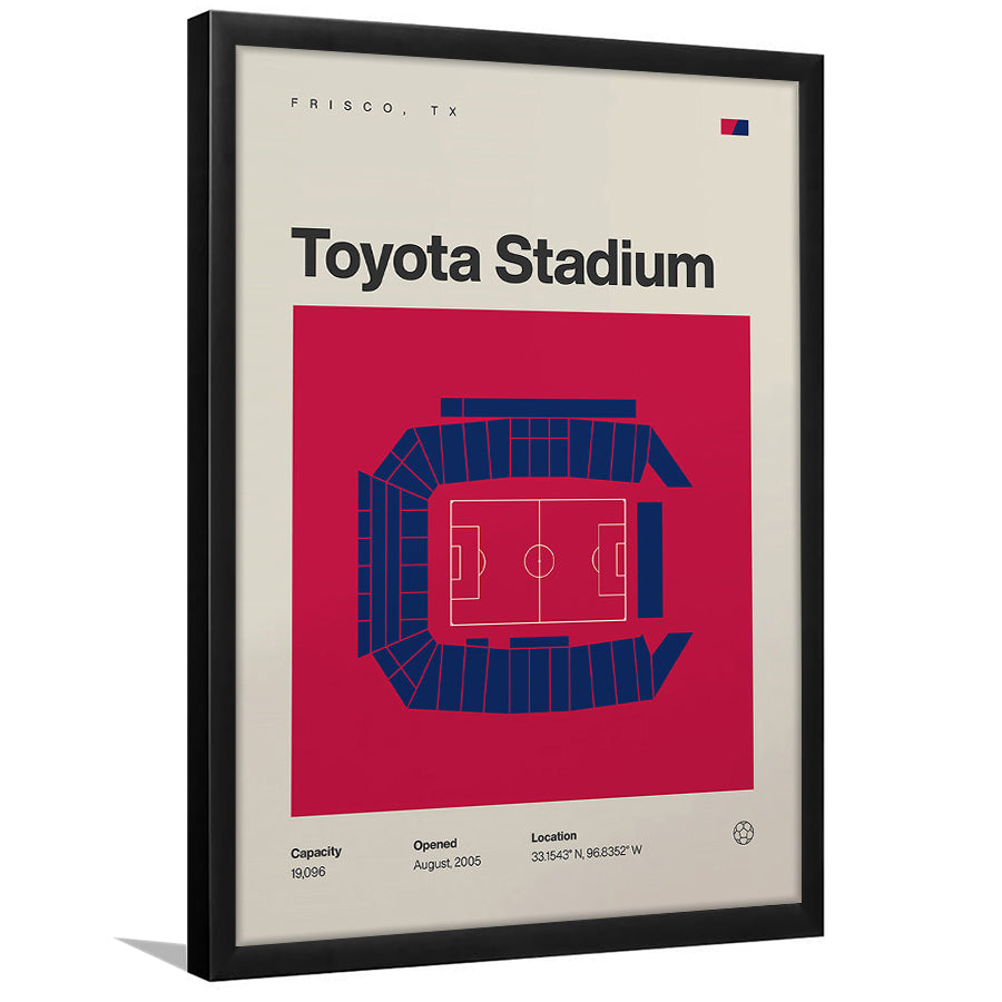FC Dallas Stadium Print, Toyota Stadium Print, Gifts for him, Sport Art, Framed Art Print Wall Decor