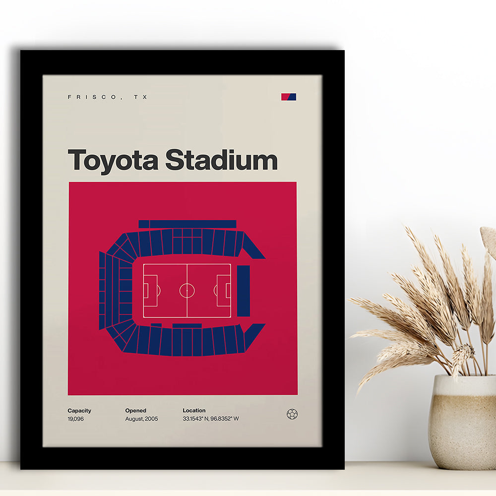 FC Dallas Stadium Print, Toyota Stadium Print, Gifts for him, Sport Art, Framed Art Print Wall Decor