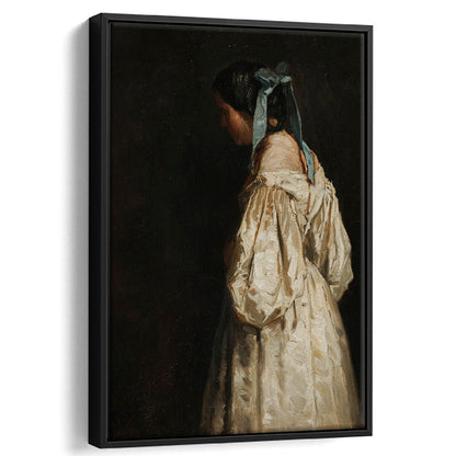 Faceless Portrait of a Woman Victorian Decor Download Art Dark Academia Portrait Oil Painting
