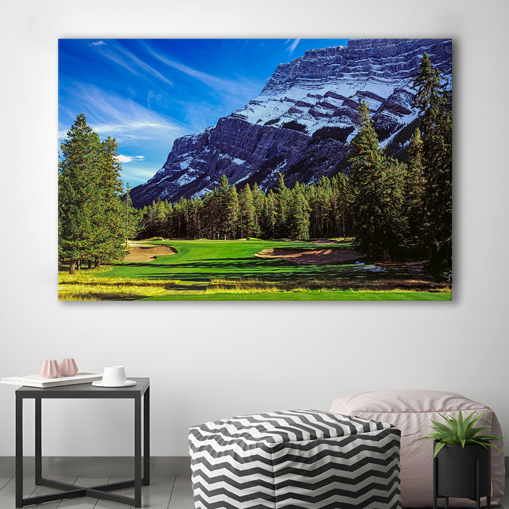 Fairmont Banff Springs Golf Course, Stanley Thompson Course Hole 02,Canada, Golf Art Print