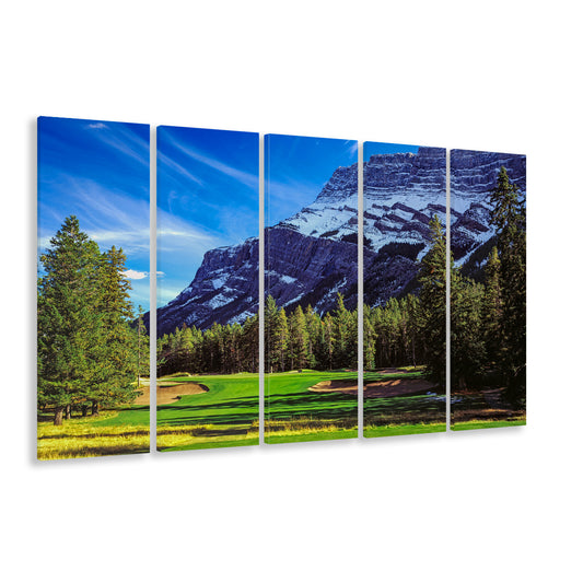 Fairmont Banff Springs Golf Course, Stanley Thompson Course Hole 02,Canada, Extra Large Canvas Print Wall Art