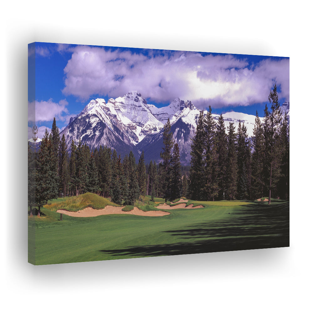 Fairmont Banff Springs ,Stanley Thompson Golf Course Hole 01, Canada, Golf Art Print