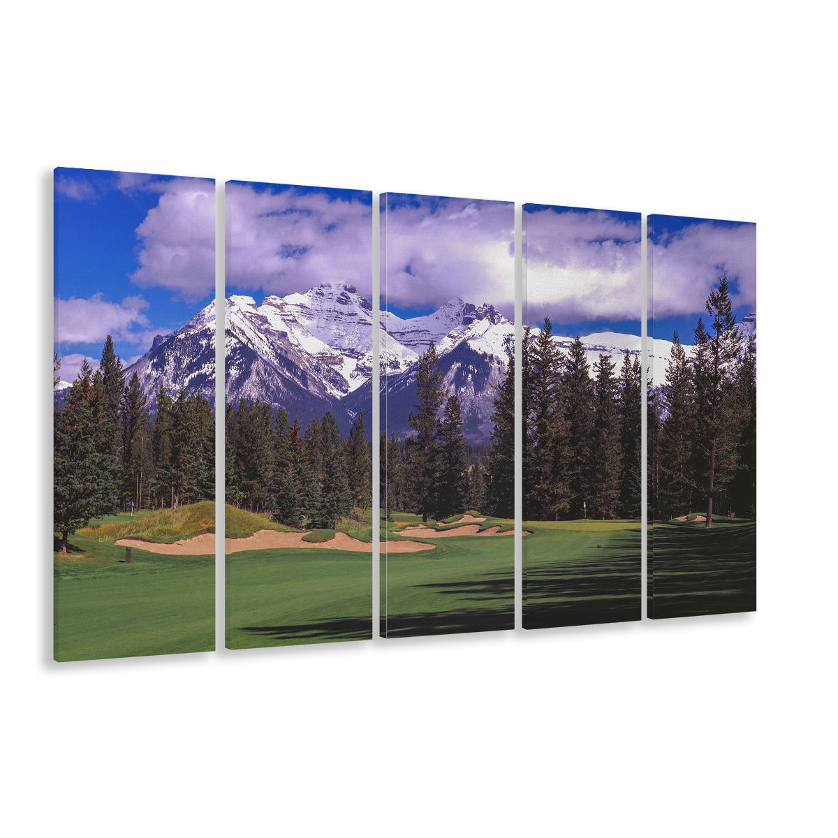 Fairmont Banff Springs ,Stanley Thompson Golf Course Hole 01, Canada, Extra Large Canvas Print Wall Art