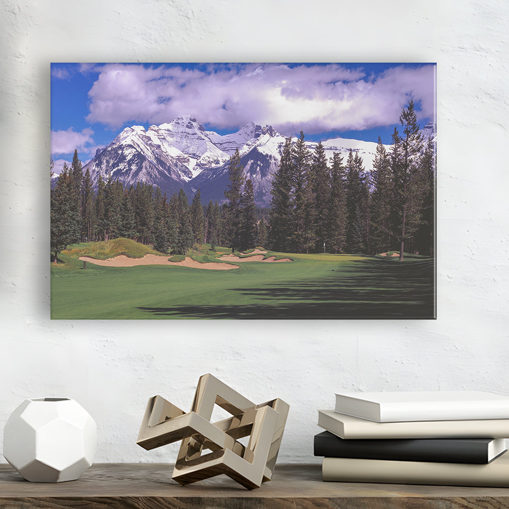 Fairmont Banff Springs ,Stanley Thompson Golf Course Hole 01, Canada, Golf Art Print