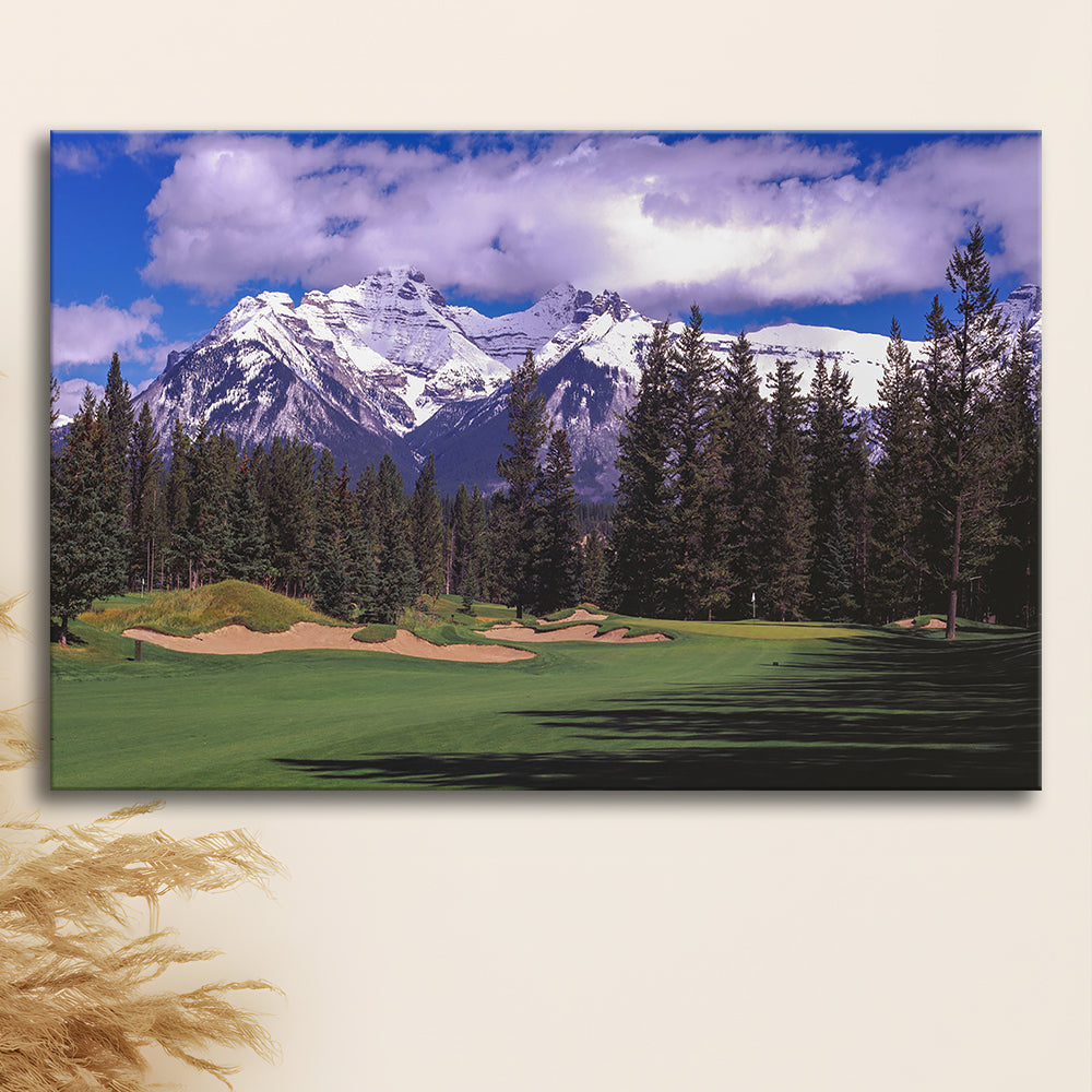 Fairmont Banff Springs ,Stanley Thompson Golf Course Hole 01, Canada, Golf Art Print