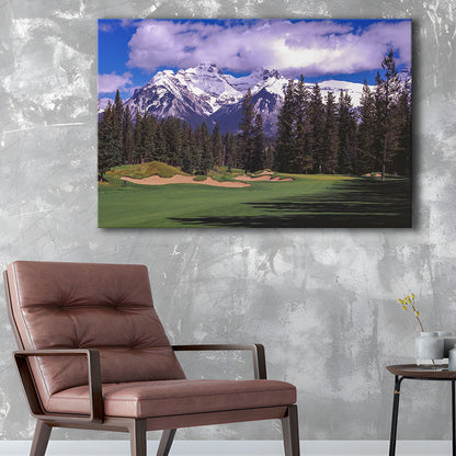 Fairmont Banff Springs ,Stanley Thompson Golf Course Hole 01, Canada, Golf Art Print