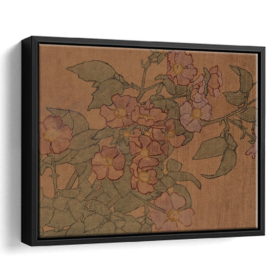 Fall Home Vintage Floral Oil Painting Old Master Style Still Life Floral Wall Decor Moody Wildflower Wall Art