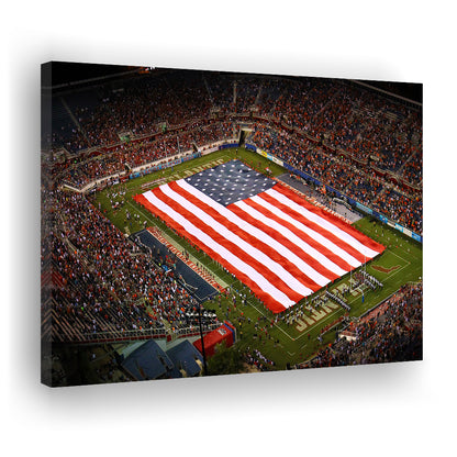 Fau stadium in Florida, Stadium Canvas, Sport Art, Gift for him, Man Cave Decor, Art Print, Canvas Print Wall Art