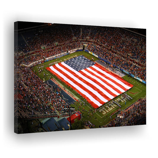 Fau stadium in Florida, Stadium Canvas, Sport Art, Gift for him, Man Cave Decor, Art Print, Canvas Print Wall Art