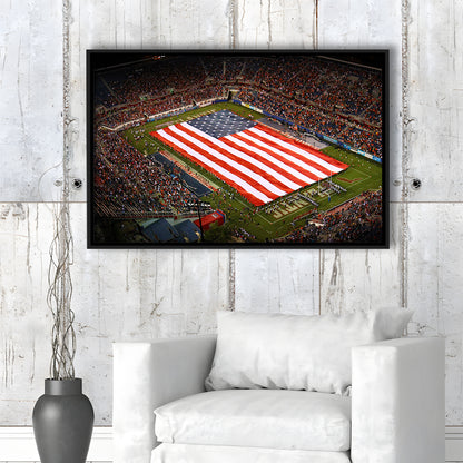 Fau stadium in Florida, Stadium Canvas, Sport Art, Framed Canvas Print Wall Art, Floating Frame