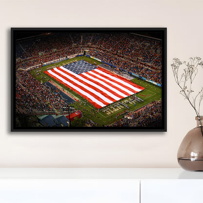 Fau stadium in Florida, Stadium Canvas, Sport Art, Framed Canvas Print Wall Art, Floating Frame